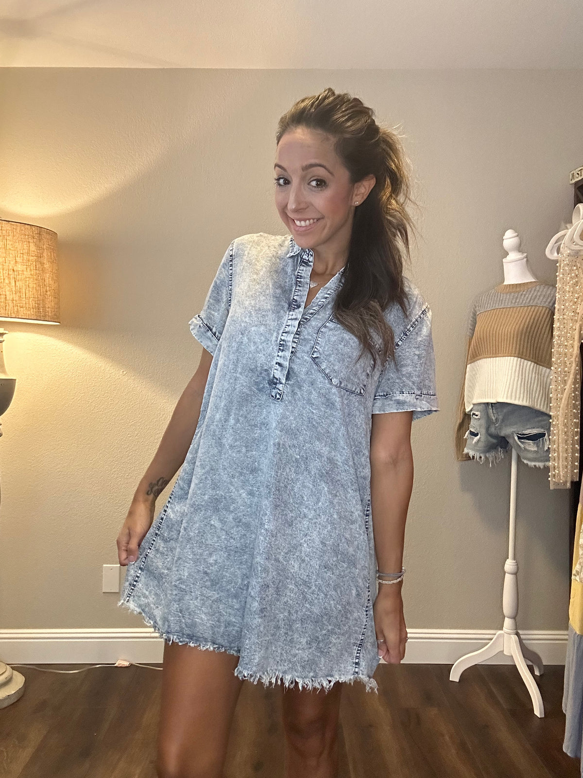 Everly Denim Dress