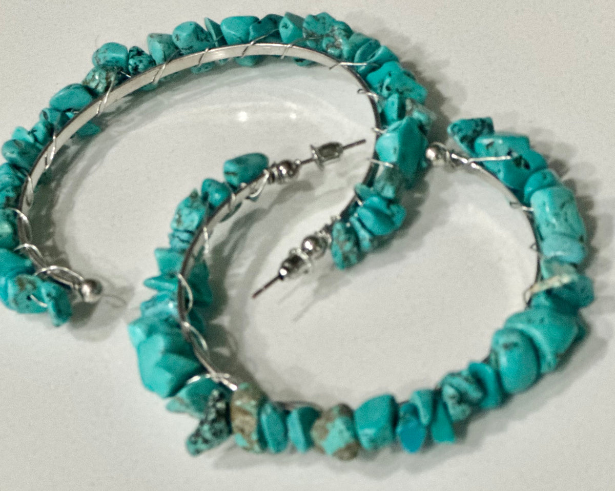 Turquoise Sky Hoops