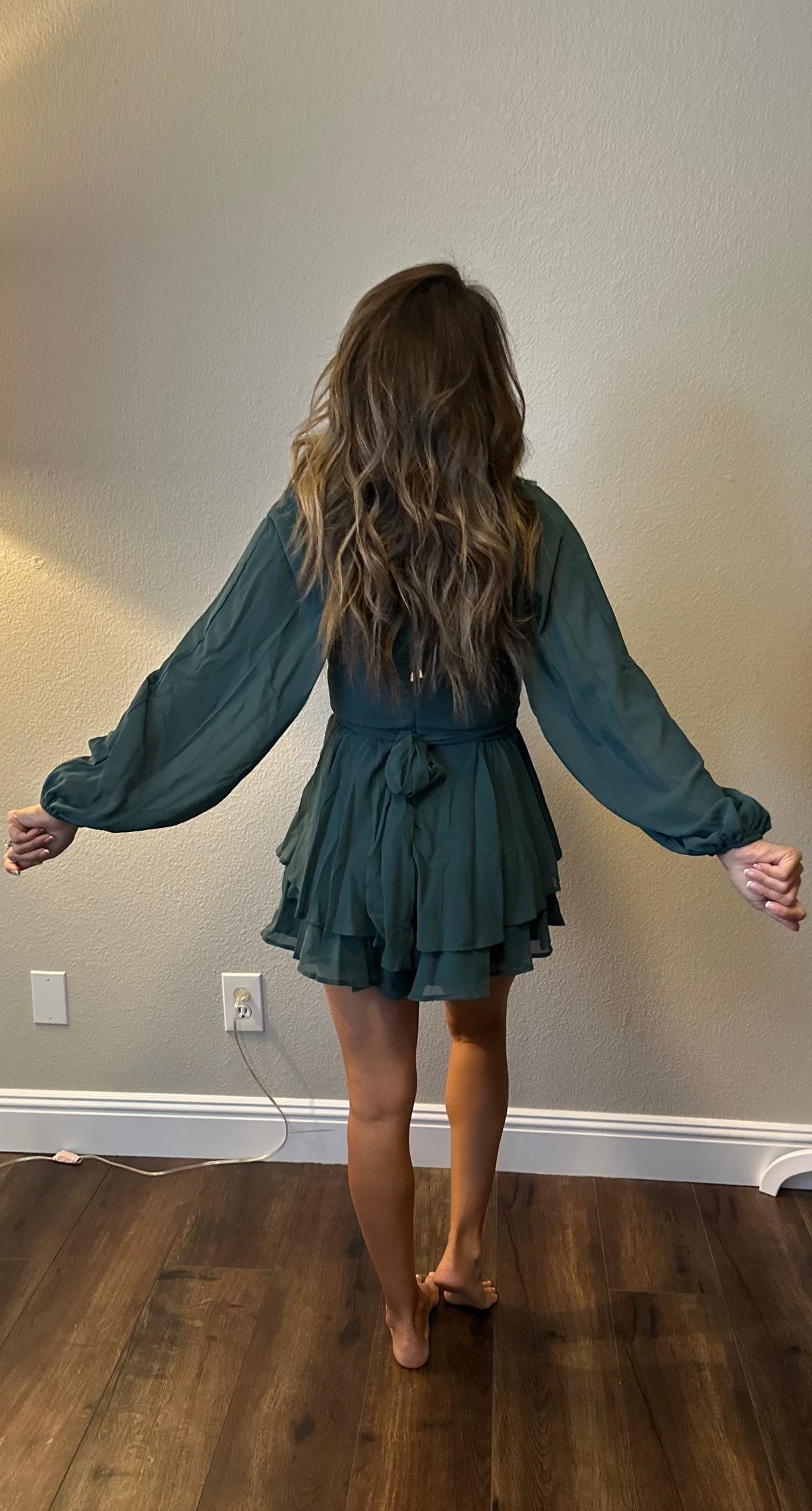 Forest Sheer Romper